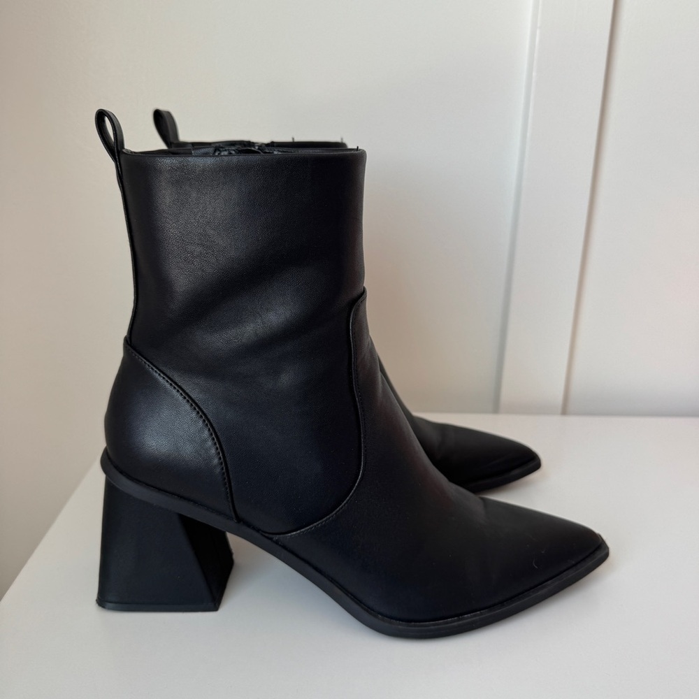 BP Nordstrom Black Ankle Boots Women's Size 11 - Picture 2 of 9